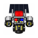 Cámara De Seguridad Solar 4G PTZ Triple Lente 12MP Con Alarma Y Seguimiento