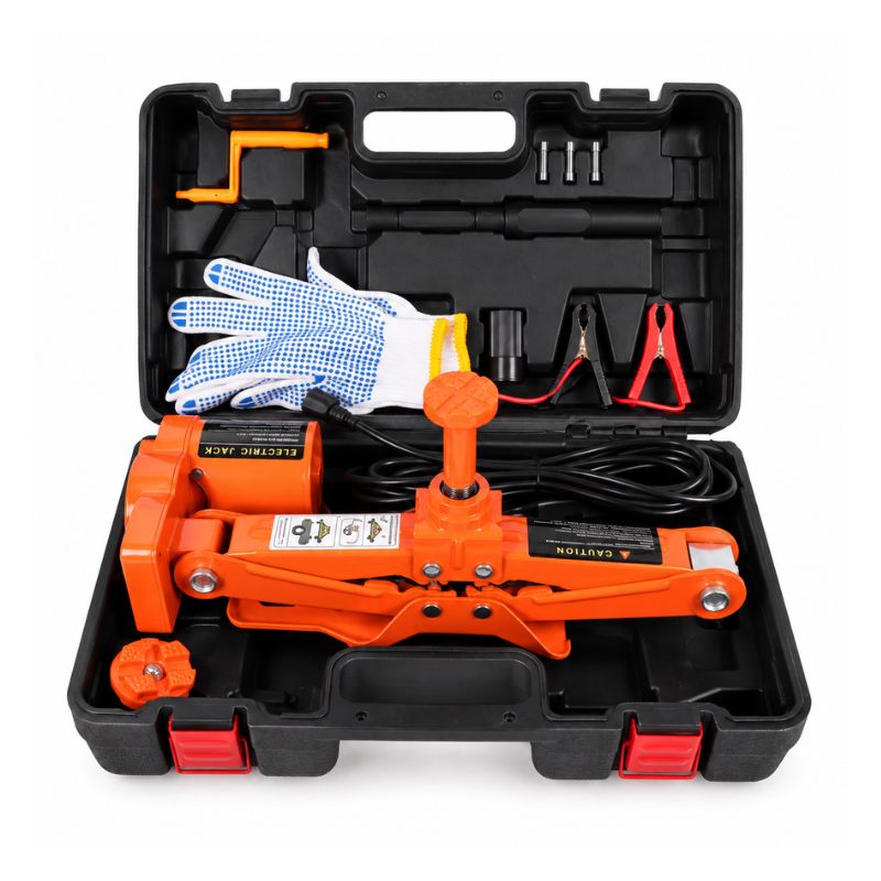 Kit Gata Eléctrica para Auto 3 Toneladas 12V con Maleta