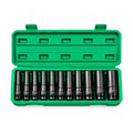 Juego Dados Largos de Impacto 8 a 24 mm 10 Piezas