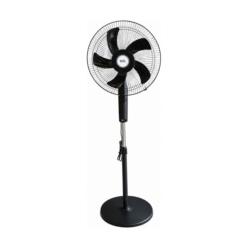 Ventilador de Pedestal 16 Pulgadas 4 Velocidades 220V Negro