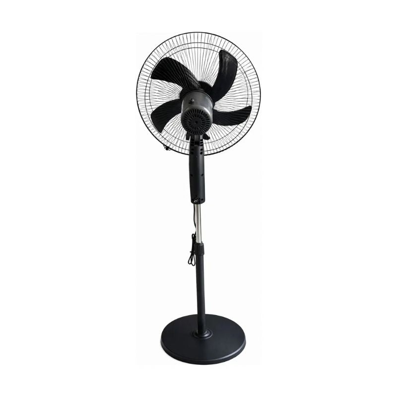 Ventilador de Pedestal 16 Pulgadas 4 Velocidades 220V Negro
