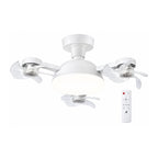 Ventilador de Techo con Luz LED 50W E27 3 Aspas Control Remoto 3 Velocidades