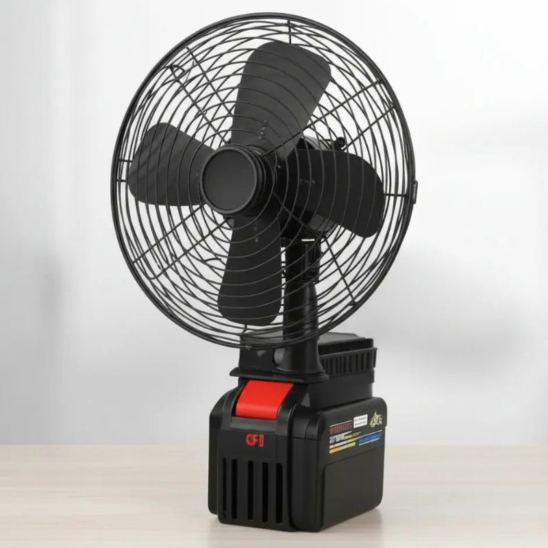 Ventilador Portátil Inalámbrico 22 cm Batería 21V 2 Velocidades