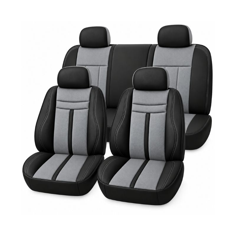 Set Fundas para Asientos de Auto 5 Plazas Delanteros y Traseros