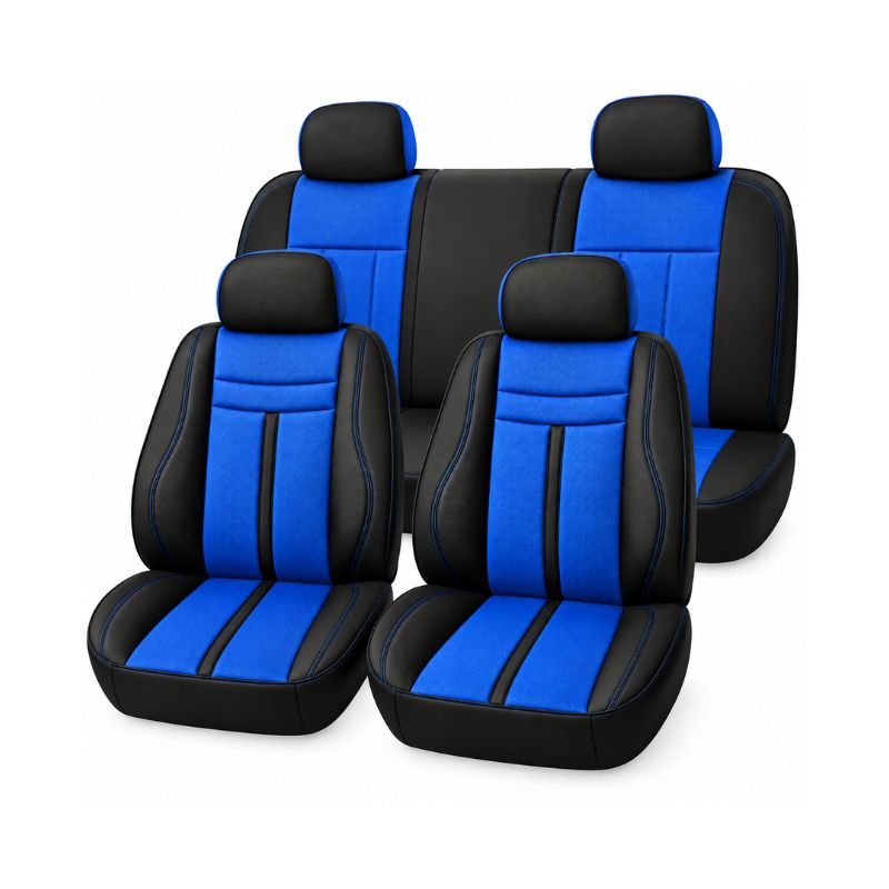 Set Fundas para Asientos de Auto 5 Plazas Delanteros y Traseros