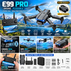 Drone E99 PRO Plegable Cámara Dual WiFi FPV Control Remoto 2.4GHz