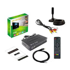 Decodificador TV Digital ISDB-T Full HD 1080p con Antena y HDMI