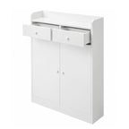 Zapatero Mueble Organizador 12 A 13 Pares 2 Puertas 2 Cajones