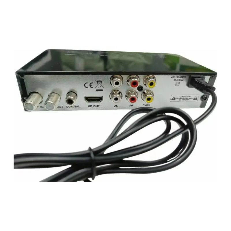 Decodificador TV Digital ISDB-T Full HD 1080p con Antena y HDMI