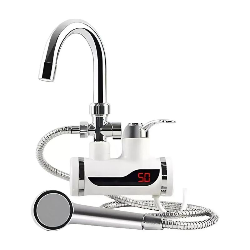 Llave Calentador de Agua Eléctrico Instantáneo con Ducha 3000W 220V