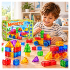 Set Bloques Magnéticos de Construcción 24 Piezas Transparente 3+