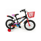 Bicicleta Infantil Aro 16 con Ruedas de Apoyo, Canasto y Guardabarros