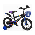 Bicicleta Infantil Aro 16 con Ruedas de Apoyo, Canasto y Guardabarros