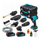 Kit Herramientas Inalámbricas Multifunción 7 en 1 + 2 Baterías y Maletas