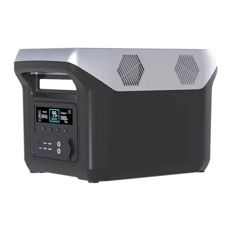 Estación de Energía Portátil 1500W Inverter 220V Carga Solar