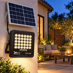 Foco Proyector LED Solar GCS 1000W con Panel Independiente, Indicador de Batería y Control Remoto