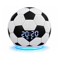 Reloj Despertador Balón de Fútbol con Asistente Virtual, Bluetooth y Luz LED