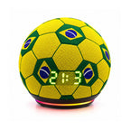 Reloj Despertador Balón de Fútbol con Asistente Virtual, Bluetooth y Luz LED