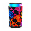 Parlante Bluetooth Portátil 7W Diseño Calaveras Multicolor