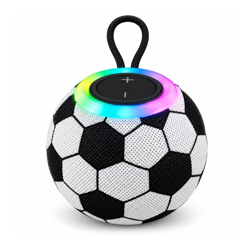 Parlante Bluetooth Portátil Balón de Fútbol YUNUO YN-1508 con Luz LED RGB y MicroSD