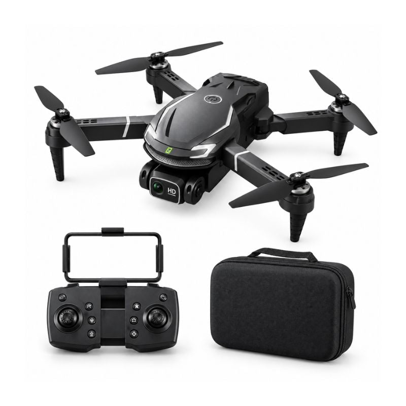 Drone V888 Plegable con Cámara HD, Conexión WiFi, Control Remoto y Bolso de Transporte
