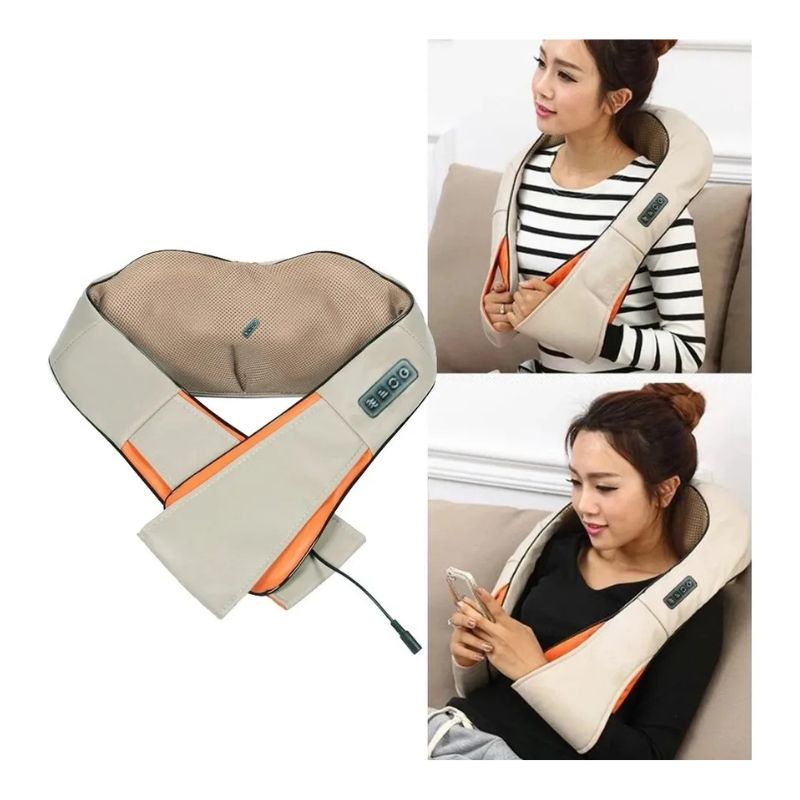 Masajeador Eléctrico Shiatsu con Calor Infrarrojo