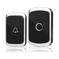 Timbre Inalámbrico Exterior Portátil Puertas Timbre Portero Color Negro