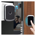 Timbre Inalámbrico Exterior Portátil Puertas Timbre Portero Color Negro