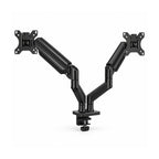 Soporte Doble para Monitor de 17 a 32 Pulgadas con Brazos Articulados Negro