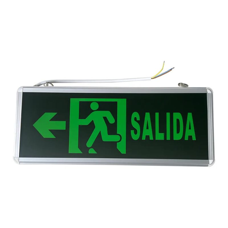 Luz De Emergencia Señal Letrero Salida De Salida Led Dirección Izquierda , Derecha