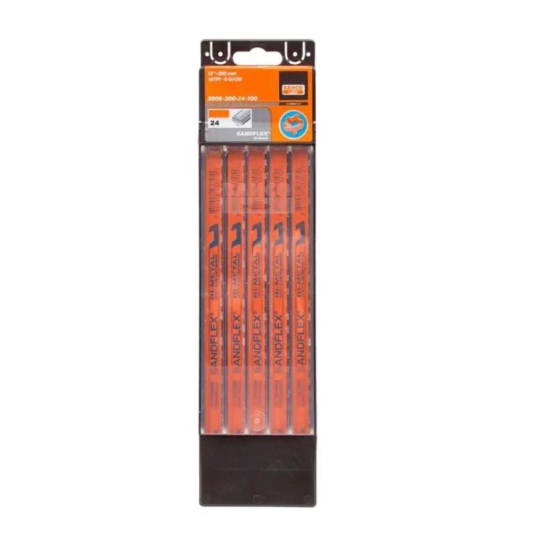 Hojas Sierra Sandflex Bahco 24 Dientes Para Metal Pack 100 Unidades