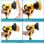 Pulidora Eléctrica para Auto 380W Velocidad Variable 600-3000 RPM