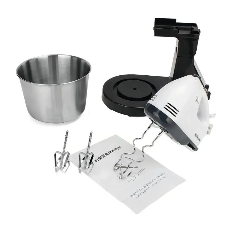 Batidora De Pedestal 380W Con Bowl Acero Inoxidable 4L