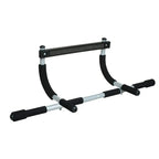 Barra De Dominadas Multifuncional Para Puerta Abdominales Flexiones Color Negro