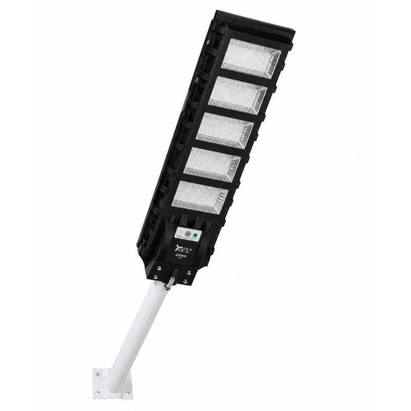 Foco Solar LED 2000W Exterior IP67 Con Control Remoto Luz Blanca