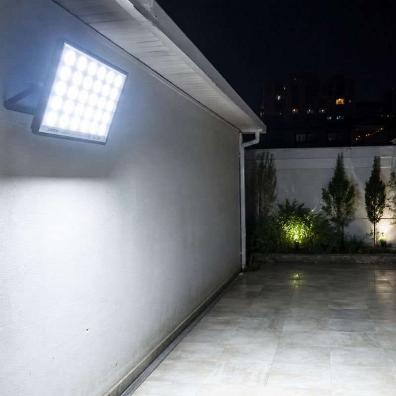 Foco LED Proyector 1000W IP66 Exterior Alta Potencia Luz Blanca