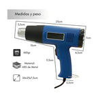 Pistola De Calor 2000W 300-520°C 220V 2 Velocidades