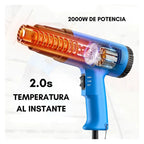 Pistola De Calor 2000W 300-520°C 220V 2 Velocidades