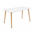 Escritorio Milan Mesa Home Office 100x50x70 cm Blanco Laqueado