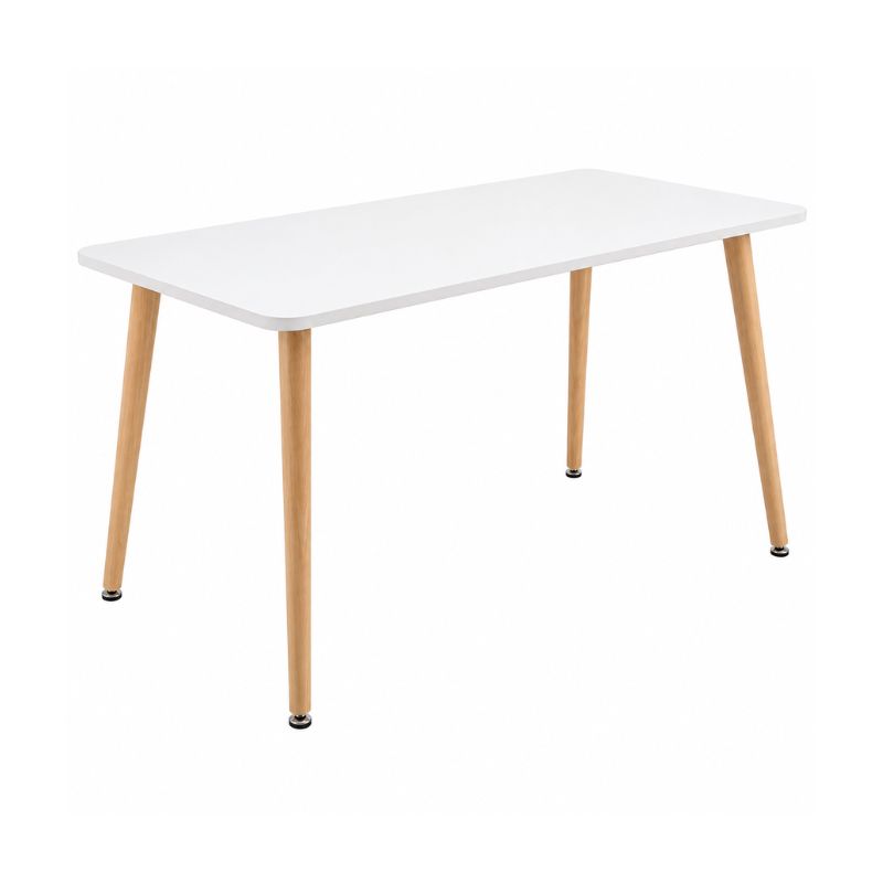 Escritorio Milan Mesa Home Office 100x50x70 cm Blanco Laqueado
